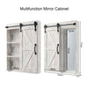 Wall Mounted Bathroom Mirror Cabinet Storage Shelf Door Unit Cupboard Organizer