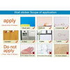 Peel Stick Floral Pattern Waistline Wallpaper Tile Sticker Skirting Border Decor