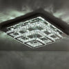 20-100cm Flush Mount Modern Square Ceiling Chandelier Crystal Light Lamp Pendant