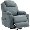 Riser and Recliner Chair with Vibration Massage, Heat, Quick Assembly, Grey