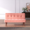 Small Sofa Bed 2 Seater Sofa Fabric Padded Recliner Lounger Sofabed Click-Clack
