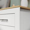 White Bedroom Furniture Set Matt Wardrobe Chest of Drawer Bedside Table Cabinet