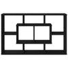Wall Shelf - Black Oak, 85 x 16 x 52.5 cm, Made of Engineered Wood