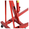 Red Mobile 1 Ton Folding Hydraulic Engine Mechanics Crane Hoist Lift Jack Stand