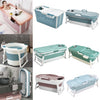 Folding Bathtub Portable Bath Tub Adult Spa Sauna Soaking Barrel 113/138/153cm