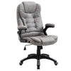 Vinsetto High Back Home Office Chair Swivel Microfibre Fabric Desk Chair, Grey