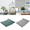 10m Plain Green Linen Textured Wallpaper Self Adhesive Waterproof Wall Stickers