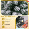 Snow Flocked Xmas Tree 180 CM Slim Shape Seasonal Decoration Tree