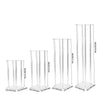 40/60/80/100cm Acrylic Wedding Flower Stand Pedestal Centrepiece Plinth Decor