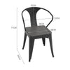 Industrial Dining Table Set wIth 2/4 Chairs Bench Seat Dining Kitchen Furniture