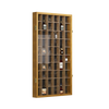 52 Slots Shot Glass Display Case With Removable Shelves Wall Mounted Cabinet UK