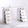 Nail Table Portable Manicure Desk Mobile Beauty Salon Workstation with 8 Drawers