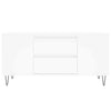 Coffee Table White 102x44.5x50 cm Engineered Wood