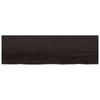 Lechnical Dark Grey Wall Shelf, 200 x 60 x 6 , Solid Treated Oak, Wall D8F8