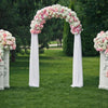 Round/Oval/Square Wedding Arch Stand Birthday Party Backdrop Flower Balloon Deco