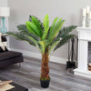 90cm 3FT Large Faux Palm Tree Fake Artificial Green Plants Garden Realistic Tree