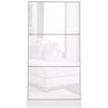 3 Drawer Shoe Cabinet Storage Cupboard Unit Shoe Rack Wooden Stand Organiser
