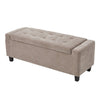 Linen Storage Ottoman Chest Box Pouffe Bench Bedroom Bed End Window Seat Stool