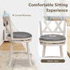 2X Bar Stool Swivel Counter Height Stools Dining Chairs w/Curved Backrest 64CM