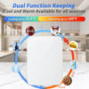 10L Mini Fridge Portabl Table Top Electric Cooler Warmer Ice Box Office Car Home