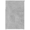 Shoe Bench Concrete Grey 80x30x45 cm Engineered Wood UK