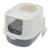 Large Hooded Cat Litter Tray with Scoop Cat Pan Kitten Litter Box Covered Potty