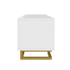 Modern TV Stand 160cm 4-Door TV Unit Cabinet Storage Living Room Furniture White