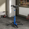 Hydraulic Transmission Jack 1100lbs 0.5 Ton 360° Swivel Wheels For Car Lift Blue