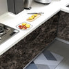 Coffee Marble Textured Countertop Adhesive Sticker Table Wall Cabinet Wallpaper