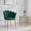 Dressing Chair Armchair Velvet Bedroom Modern Upholstered Green Living Room