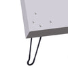 Square Outdoors Fire Pit Heat Deflector Traps&Directs Heat Outward Folding Leg