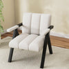 Mid-century Modern Armchair Upholstered Sofa Chair-Beige
