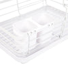 Kitchen Dish Rack Drainer Plate Bowl Draining Holder Drip Tray Sink Drying Stand