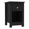 Wooden 1 Drawer Compact Bedroom Bedside Cabinet Furniture Nightstand Side Table