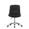 Adjustable Cushioned Computer Desk Office Chair Chrome Legs Lift Swivel Chairs