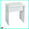 Large Dressing Table Stool Set with LED Lighted Mirror Vanity Makeup Desk White