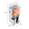 Commercial Fruit Juicer Automatic Orange Juice Squeezer Electric Machine Tap