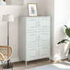 Highboard White 68x39x113 Steel C8U5