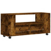 Camerina TV Cabinet Smoked Oak 102x34.5x43 Engineered Wood,TV Stand T4S9