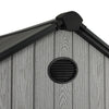 Storage-Focused 6x8FT Gabled Plastic Tool Shed With Foundation Combination Lock
