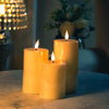 3 OR 5PCS LED Flameless Candles Remote Flickering Pillar Timer Battery Operated