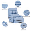 Adjustable Folding Lazy Sofa Floor Chair Sofa Home Padded Gaming Chair