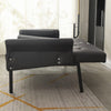 Panana Fabric Sofa Bed Sofabed with Drink Holders Recliner Free Bolster Cushions