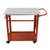 36*24*36 in Welding Table 600lbs Load Capacity Steel Welding Workbench on Wheels