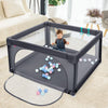 Baby Playpen Portable Kids Safety Infant Activity Center W/ 50 PCS Ocean Balls