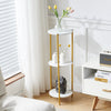 90cm Plant Stand 2/3-Tier Flower Holder Tall Side End Table with Golden Frame