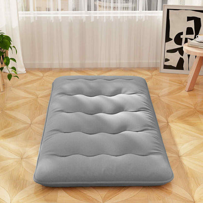 190 x 120 x 10cm Japanese Floor Mattress Futon Mattress Roll up Mattress-Grey