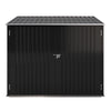 6.4 x 6.7ft Garden Waterproof Anti-UV Storage Pent Bike Shed Steel Lockable Door