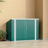 Garden Shed Garbage Bin Shed Outdoor Storage Metal Galvanized Steel Pent Roof