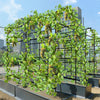220cm Garden Arch Trellis Extra Tall Metal Tunnel Trellises Arbors with Stakes